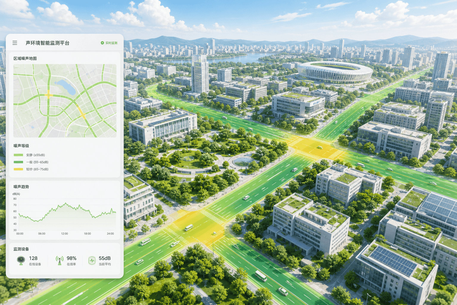 以噪声地图数智化底座,赋能城市全域系统治理