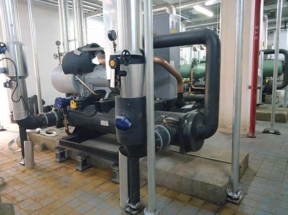 迈瑞医疗北京研究院B1层地源热泵机房隔振降噪工程